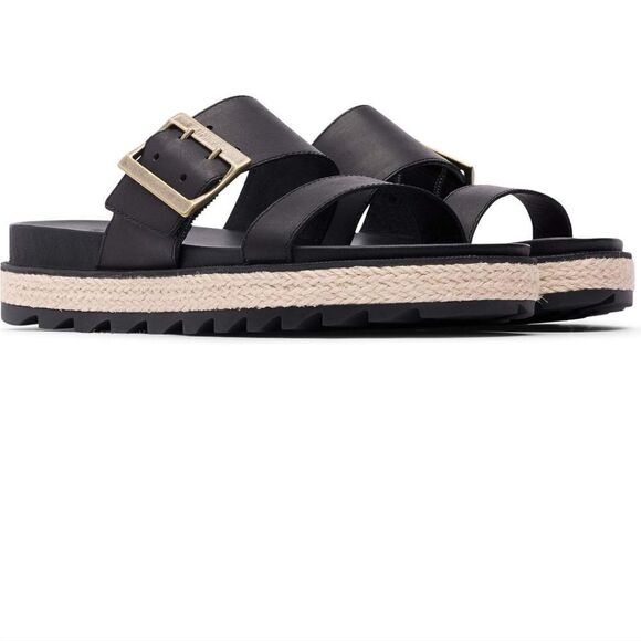 SOREL ROAMING BUCKLE SLIDE SANDALS - Picture 1 of 16